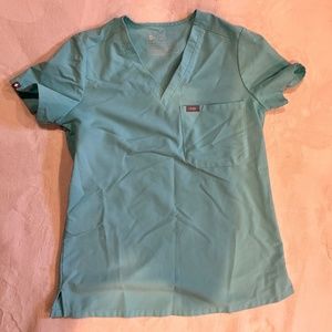 Figs Catarina One Pocket in Neon Blue, XS